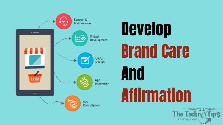 in this image man develop mobile aaplication-Benefits Of Mobile App Development To Businesses-Develop Brand Care And Affirmation-thetechnotips